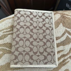 Coach passport holder